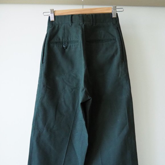 Vintage boys army pant, dark green - Picture 3 of 4